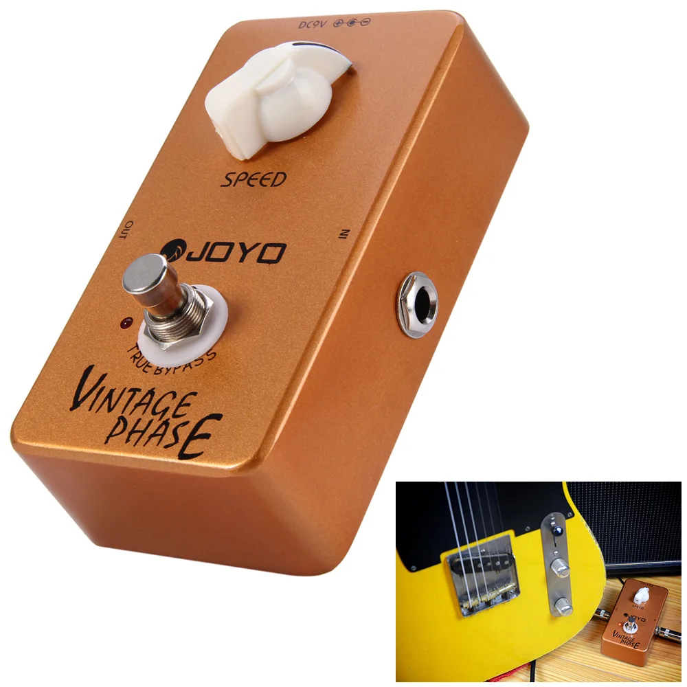 JOYO JF 06 True Bypass Design Vintage Phase Electric Guitar Effect