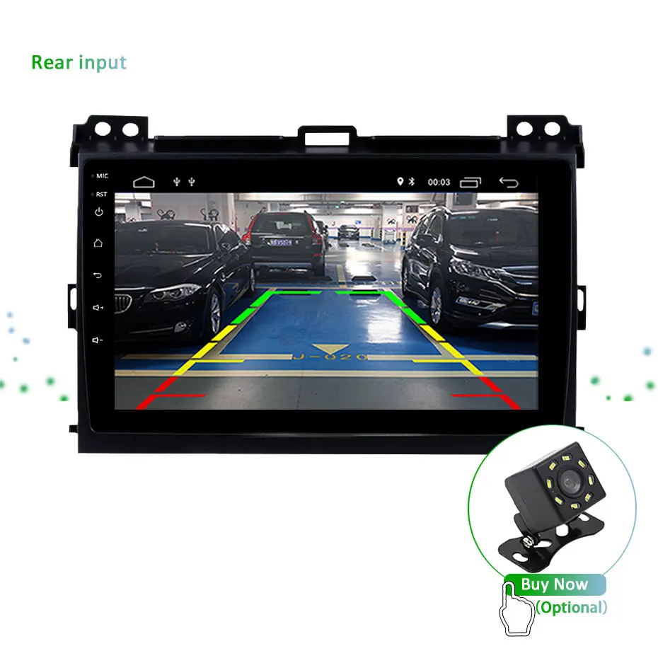 Cheap Android 9.0 DSP IPS 4G 64G Auto GPS Radio for Toyota LAND CRUISER Prado 120 Lexus GX470 2003-2009 Multimedia 2.5D Screen No DVD 28