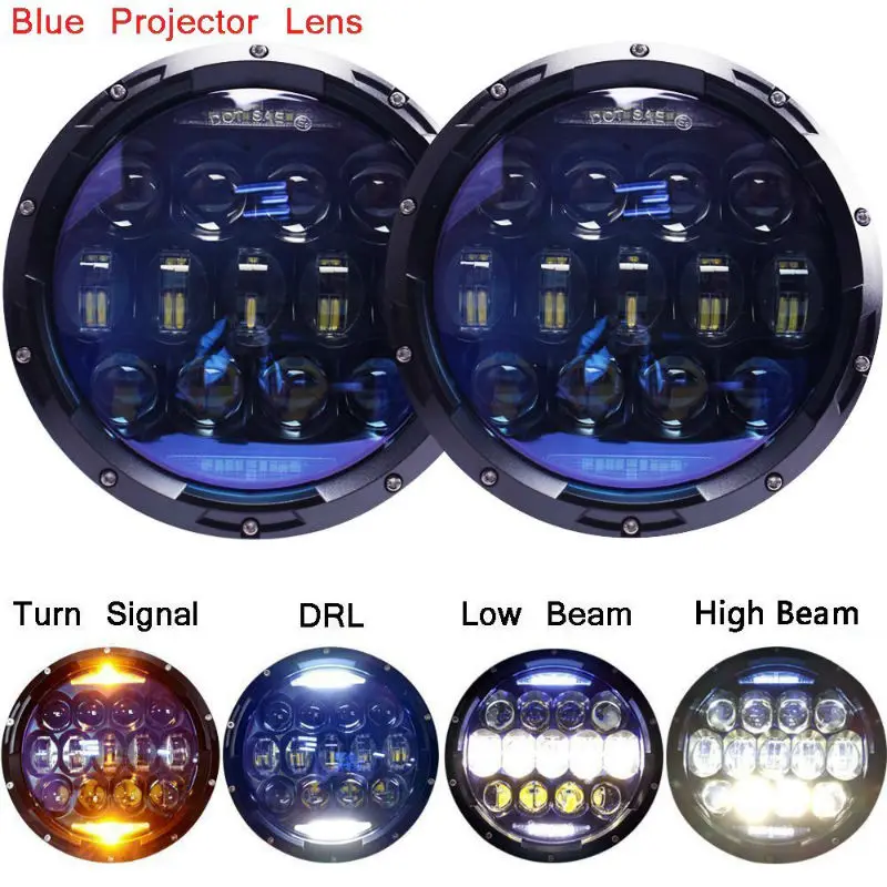 130W 7inch LED Headlight7800