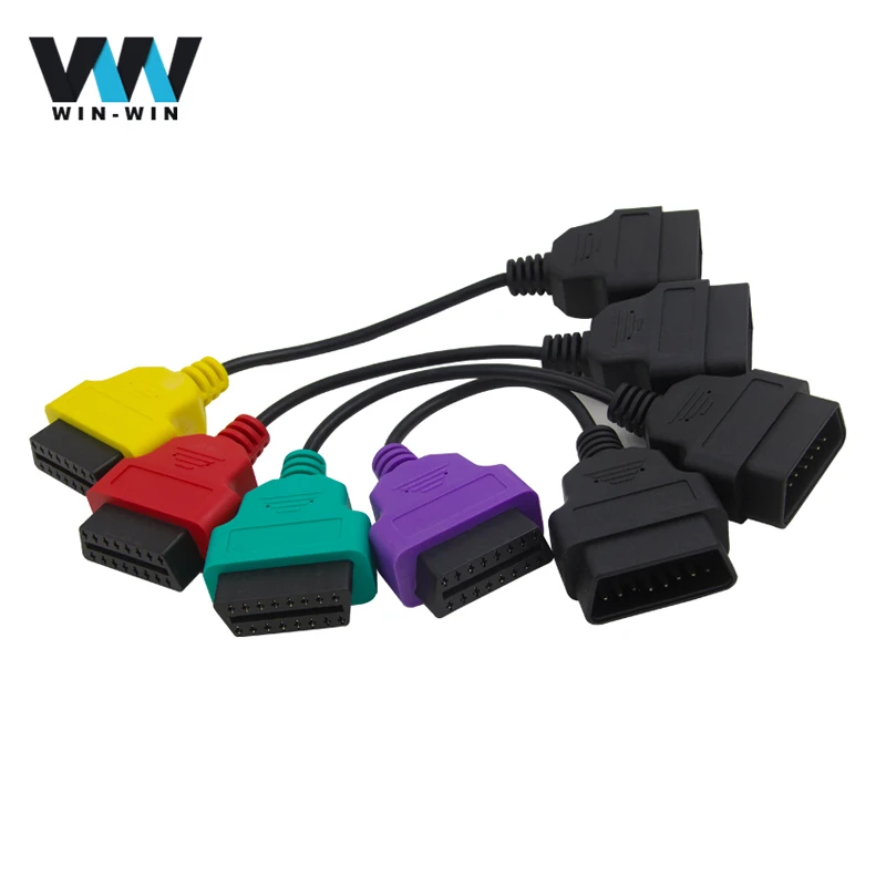 Prix pour Pour Fiat ECU MultiECUScan/FiatECUScan Adaptateur Câble Faisceau OBD2 Connecteur De Diagnostic Câble Pour Fiat 4 PCS Prix pour Pour Fiat ECU MultiECUScan/FiatECUScan Adaptateur Câble Faisceau OBD2 Connecteur De Diagnostic Câble Pour Fiat 4 PCS