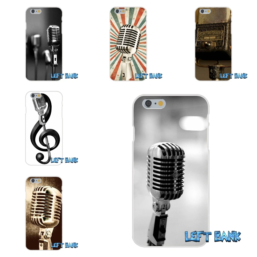 For HTC One M7 M8 A9 M9 E9 Plus Desire 630 530 626 628 816 820 Old School Style Microphone Music Silicon Soft Phone Case | Мобильные