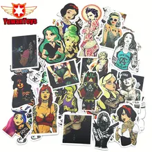 47Pcs Styling Pvc Backpack Funny Sexy beauty Girls Stickers For Laptop Motorcycle Skateboard Luggage Decal Toy