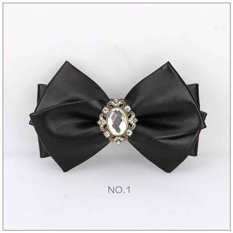 2018 ручной работы Формальное Для мужчин из искусственной кожи свадебный подарок галстук бабочка галстук Бизнес костюм галстуки для