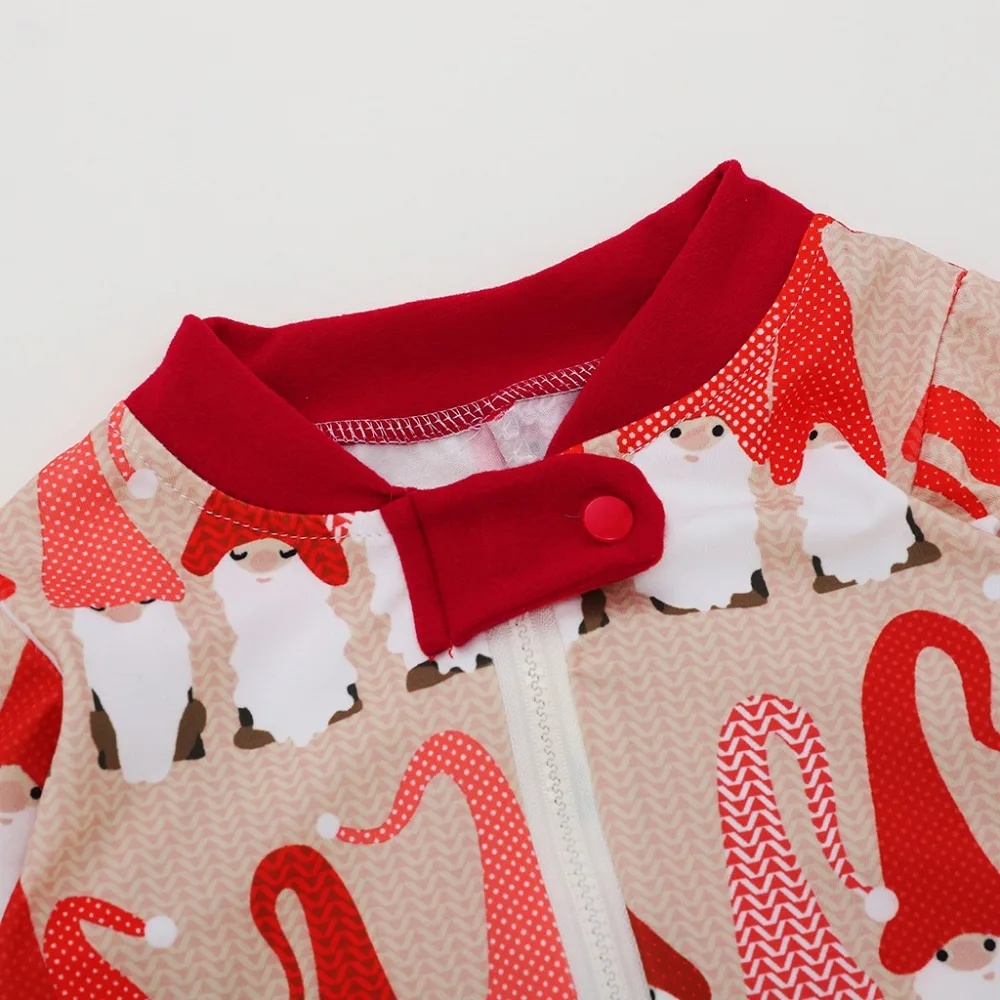 Рождественские пижамы для всей семьи на год; коллекция года; рождественские одинаковые комплекты для семьи с принтом снеговика; Модная одежда в стиле пэчворк с длинными рукавами для всей семьи