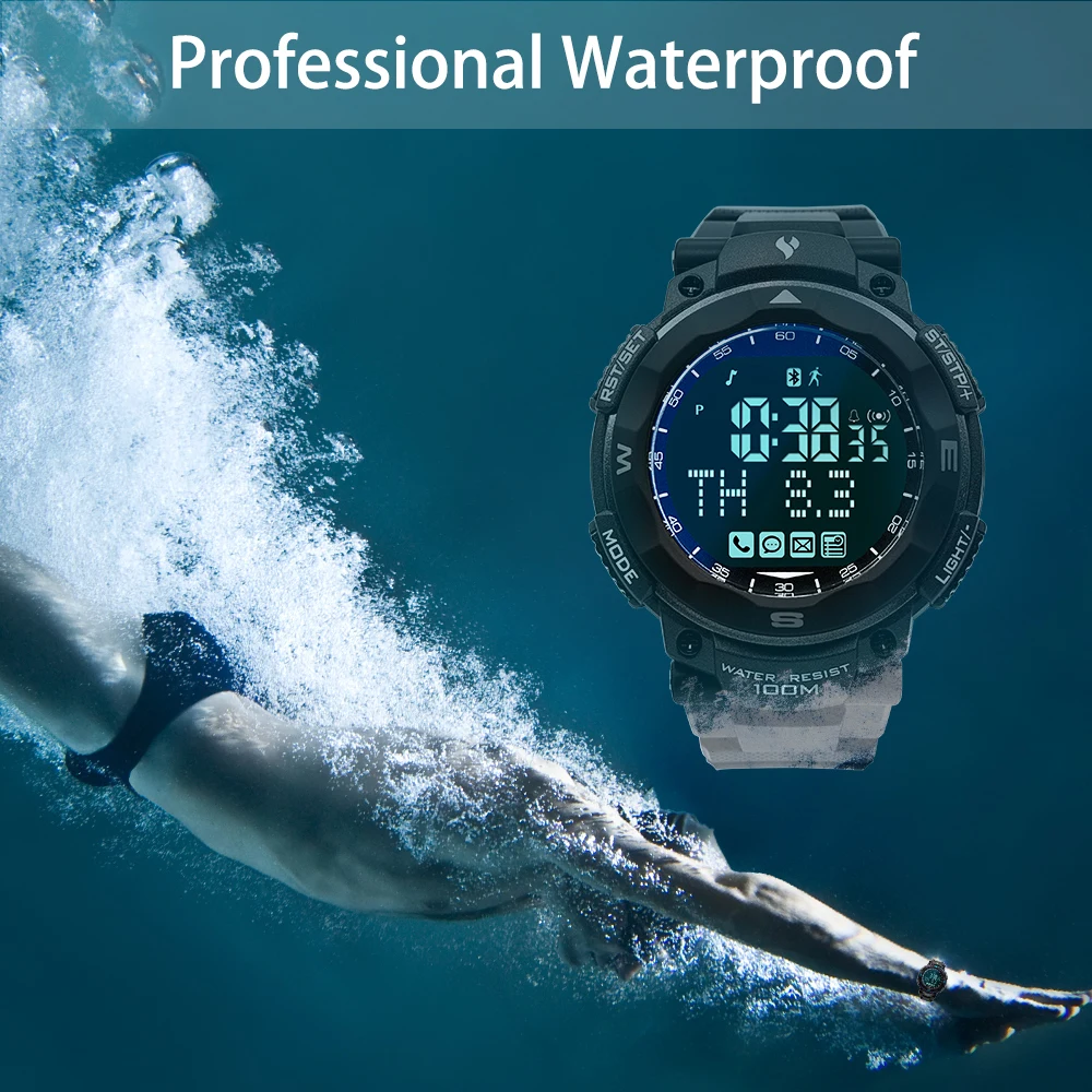 Smart Watch Men Android/ iOS 100M Waterproof Outdoor Wearable Devices Youngs MF5 Bluetooth Smart Health Electronics Digital Smart Watch Men Android/ iOS 100M Waterproof Outdoor Wearable Devices Youngs MF5 Bluetooth Smart Health Electronics Digital