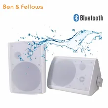 5/6 дюймов 2-х канальный 2-полосная 30W активный беспроводной водонепроницаемый bluetooth настенное крепление звуковая колонка размером в паре с развязывающий усилитель класса "D"