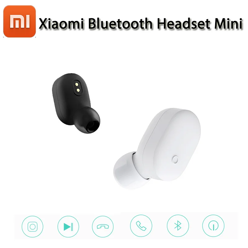 100% оригинал Xiaomi Bluetooth гарнитура мини 4 5g беспроводные наушники без рук HD звонок MEMs
