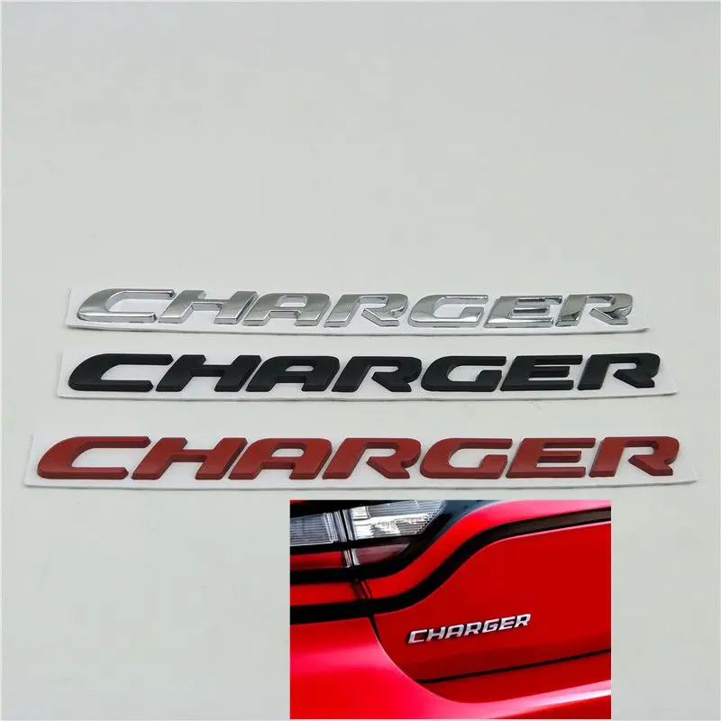 

For Dodge Charger Metal Emblem Rear Trunk Tailgate Logo Nameplate Decals