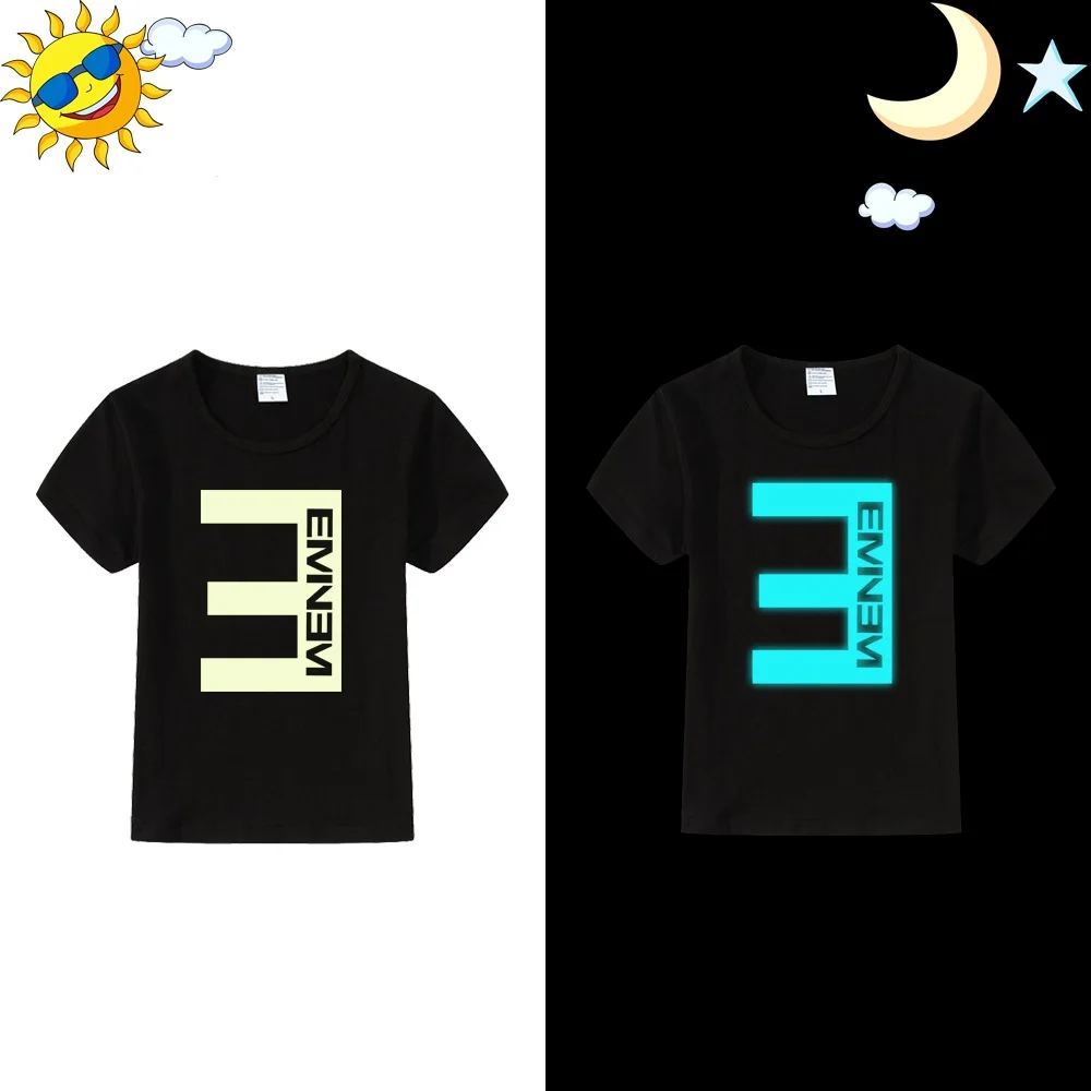 LYTLM EMINEM/футболка детские футболки для мальчиков, Roupa De Menina, футболки с коротким рукавом для маленьких мальчиков, неоновая детская одежда топы для маленьких девочек