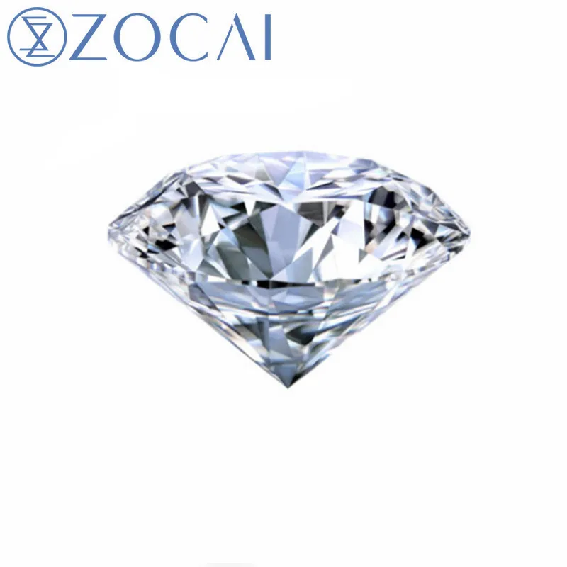 ZOCAI GIA 0.40 ct e/VVS2/EX Сертифицированные Алмазе натуральным круглый бриллиант |