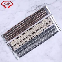 HX богемный стиль браслет Европейская и американская индивидуальность коричневый леопард кожа Магнит пряжка ювелирные изделия из бисера и страз