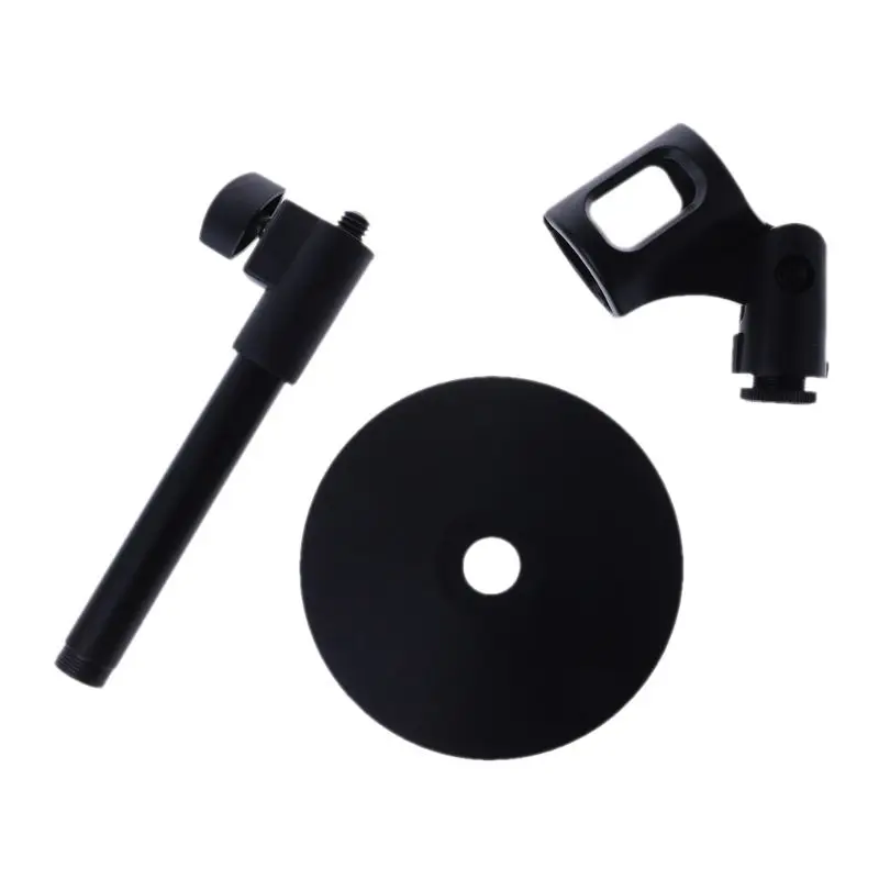2019 Hot Sale Mudder Adjustable Foldable Desk Microphone Stand Plastic Base With Mic Clip For Meetings 2019 Hot Sale Mudder Adjustable Foldable Desk Microphone Stand Plastic Base With Mic Clip For Meetings