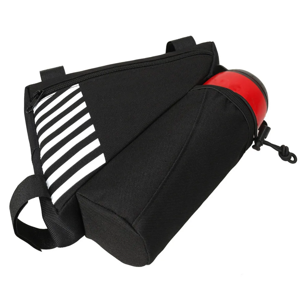 Discount 2017 New MTB Mountain Bike Front Tube Frame Triangle Bag Road Bicycle Cycling Saddle Water Bottle Pocket Pouch Travel Bags 3