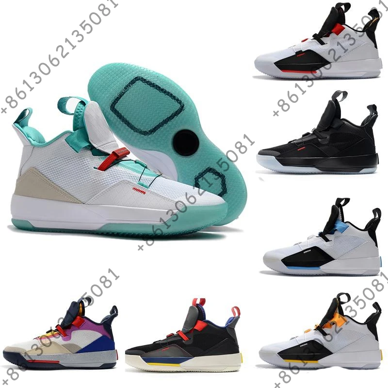 

2019 New Jumpman XXXIII 33 Mens Basketball Shoes for Cheap High quality 33s Multicolors Tech Pack Guo Ailun Trainers Sneakers