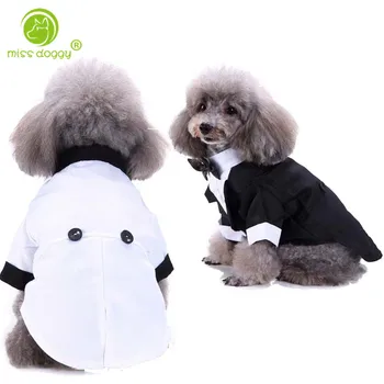 

Formal Condition Puppy Dog Suit Coat Clothes Spring Autumn Bow Tie Pet Dog Cat Hoodie Jacket Apparels for Small Chihuahuas 10A