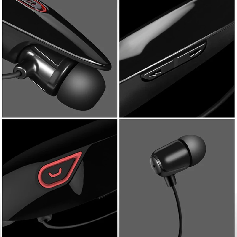 Large Capacity Bettery Handsfree Sport Wireless Headphones Wireless Earphones Bluetooth Earphone Mic Stereo Headset