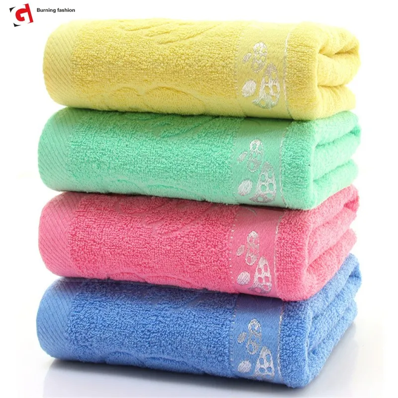 70x140 cm polyester cotton ladies bathroom super absorbent quick drying