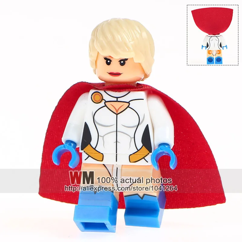 

Building Blocks 20pcs/lot XH749 Power Girl Booster Gold Katana Green Lantern Reverse-Flash Super Hero Children Gift Toys X0177