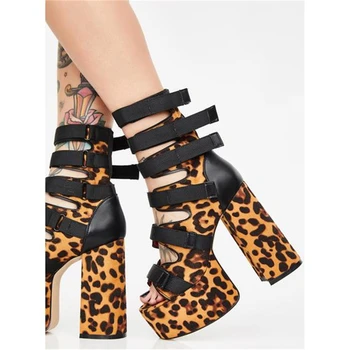 

LAPOLAKA brand design luxury INS Hot party platform shoes woman samdals chunky high heels summer sandals shoes woman