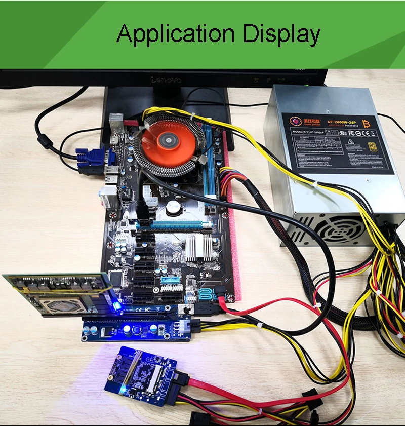 PCI E к MXM3.0 графическая карта Райзер Express X1 MXM 3 0 адаптер конвертер плата с