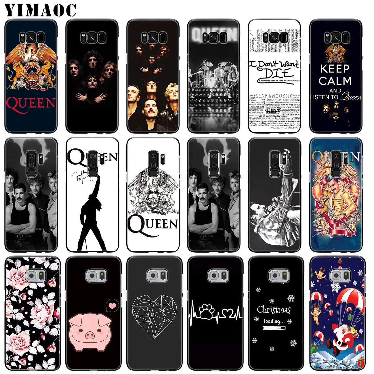 Мягкий силиконовый чехол YIMAOC Queen Rock Group для Samsung Galaxy S20 Ultra S10 Lite S9 S8 Plus S7 Edge S10e