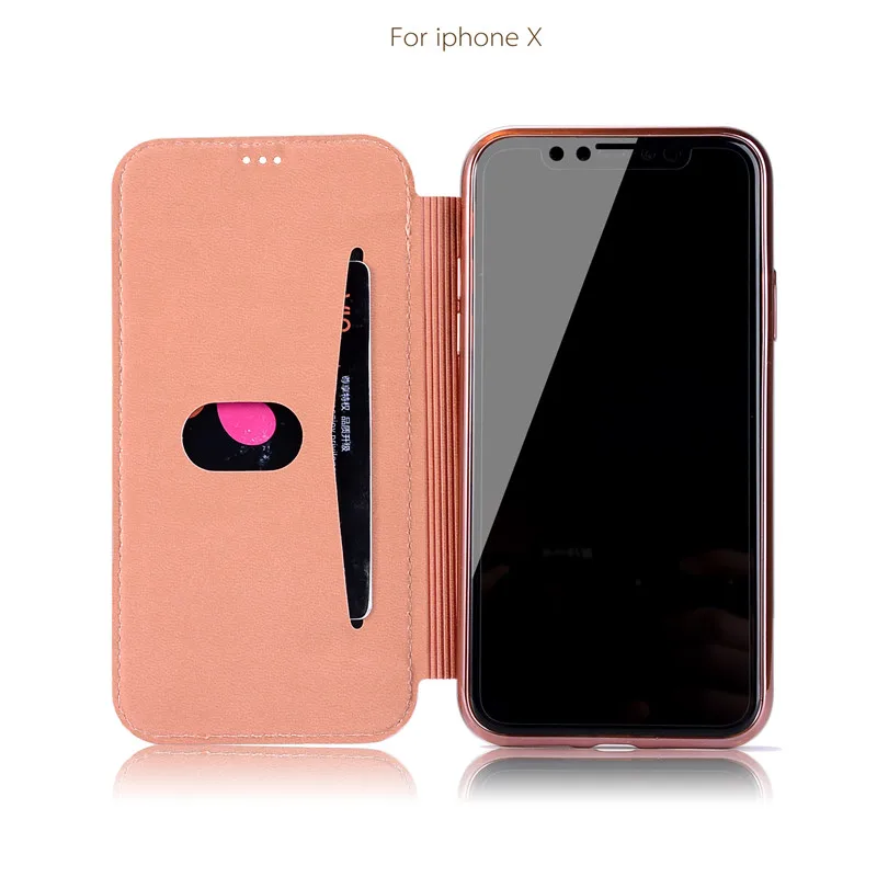 Роскошный кошелек Флип-книжка чехол для телефона из искусственной кожи для iPhone X XR XS Max 6 6S 7 8 Plus прозрачная задняя крышка