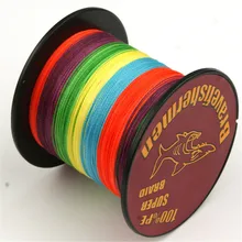 4 нити плетеная Рыбалка линии мультифиламент для Рыбалка 500 м pe сильный Фтороуглерод Рыбалка Шестерни Размеры 6lb-80lb