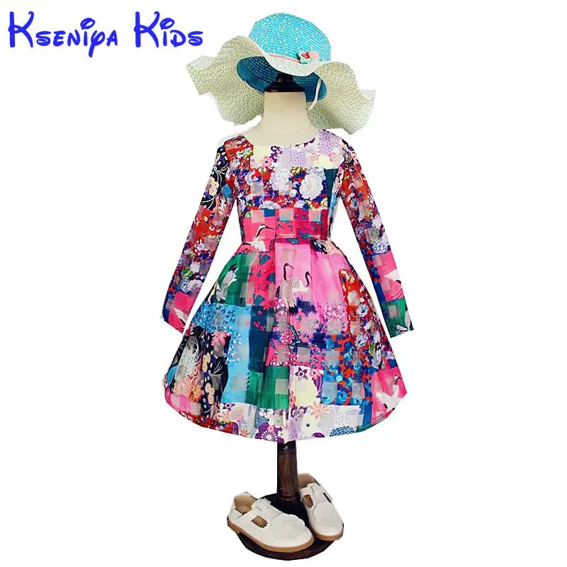 

2017 Baby Girl Clothes Princess Autumn Dress Kids Clothes Kids Girls Girls Chinese Dress Birthday Dresses Imported-dresses