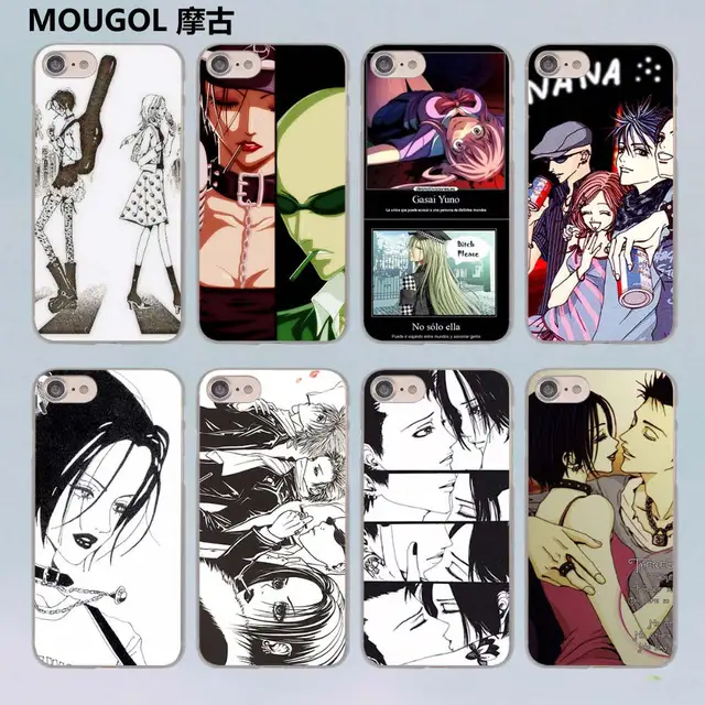 Mougol Nana Anime Diy Painted Design Transparent Clear Hard Case Cover For Apple Iphone Plus Mougol Nana Anime Diy Painted Design Transparent Clear Hard Case Cover For Apple Iphone Plus