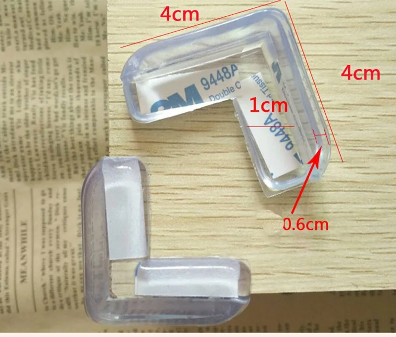 10pcs Child Baby Infant Safe Safety Silicone Corner protectors Table Corner Edge & Corner Guards Edge Corners Guards Cover  (5)