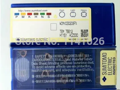 Твердосплавная фреза WCMX030208 FN ACZ330 U для сверления 10 шт. токарные инструменты