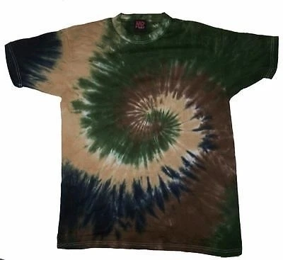 LIGHT CAMO SWIRL TYE DYED TEE SHIRT #LTCAMO unisex SIZE MED camouflage tie dye (1)