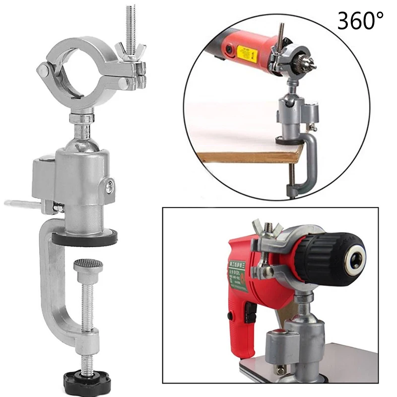 

360 Rotate Mini Universal Clamp-on Grinder Holder Bench Vise Vice Table Vise Bench Vice for Electric Drill Stand Woodworking