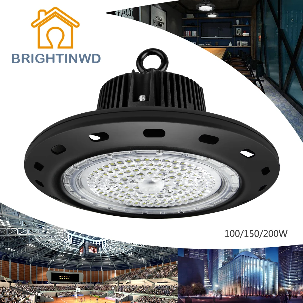 Industrial Led High Bay Light Bulbs Aluminum Powered Leds 200w 150w Industriele Verlichting