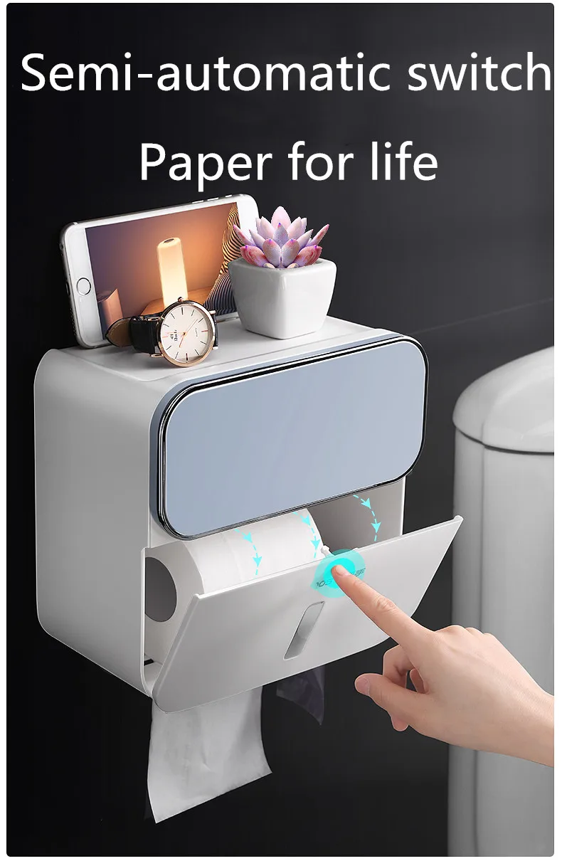 

Bathroom tissue box