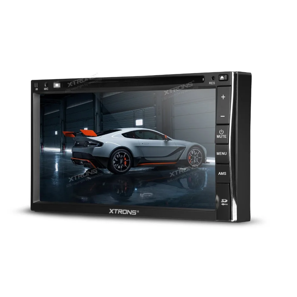 Best 6.95" HD Digital TFT Touch Screen Bluetooth GPS Navigator Double Din Car DVD Player 2din Radio Front and Reversing Camera Inputs 2