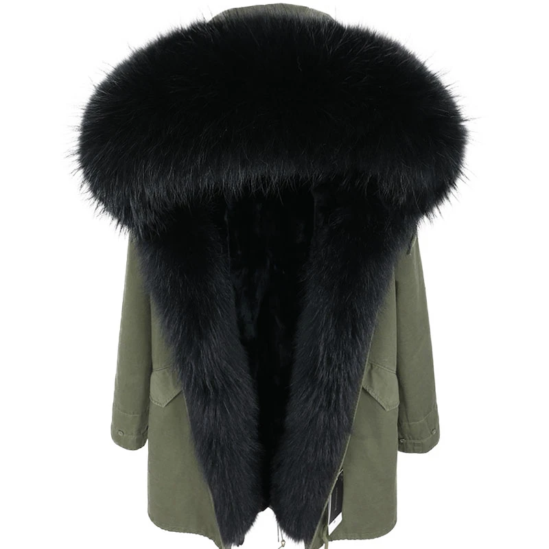 Winter Jacket Women Brand Luxury 2019 Real Fur Coat Natural Raccoon Fur Collar Rabbit Fur Liner Outerwear Streetwear Casual New Winter Jacket Women Brand Luxury 2019 Real Fur Coat Natural Raccoon Fur Collar Rabbit Fur Liner Outerwear Streetwear Casual New