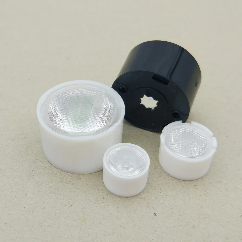 UMAKED мин 10 мм XPE светодиодные линзы 3 Вт 5 XPL XTE light len Angle 30 PMMA Bead face с держателем