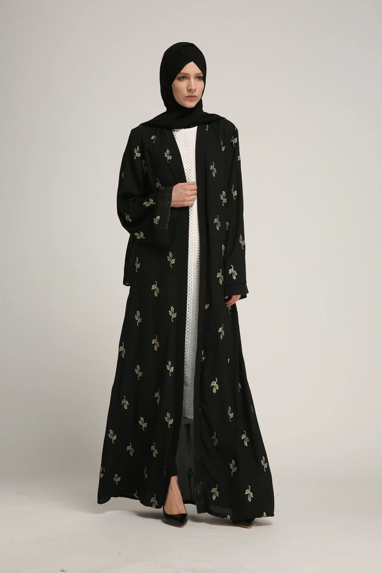 

2018 Muslim gift women wear dress black Abayas