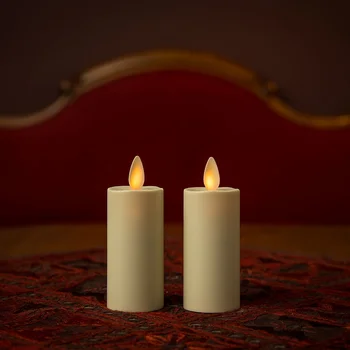 

Ksperway Votive Candle LED Light with Remote for Decoration 1.5*4inch-2pcs/set