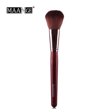 

MAANGE 1Pcs Multipurpose Round Top Makeup Brush Cosmetic Loose Powder Foundation Powder Blusher Contour Highlighter Beauty Tool