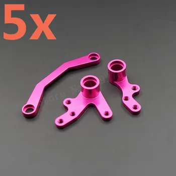 

5set RC Car 3Racing Sakura D4 Aluminum Steering Servo Saver Complete For 1/10 Scale Model Drift AWD RWD CS Remote Control Car