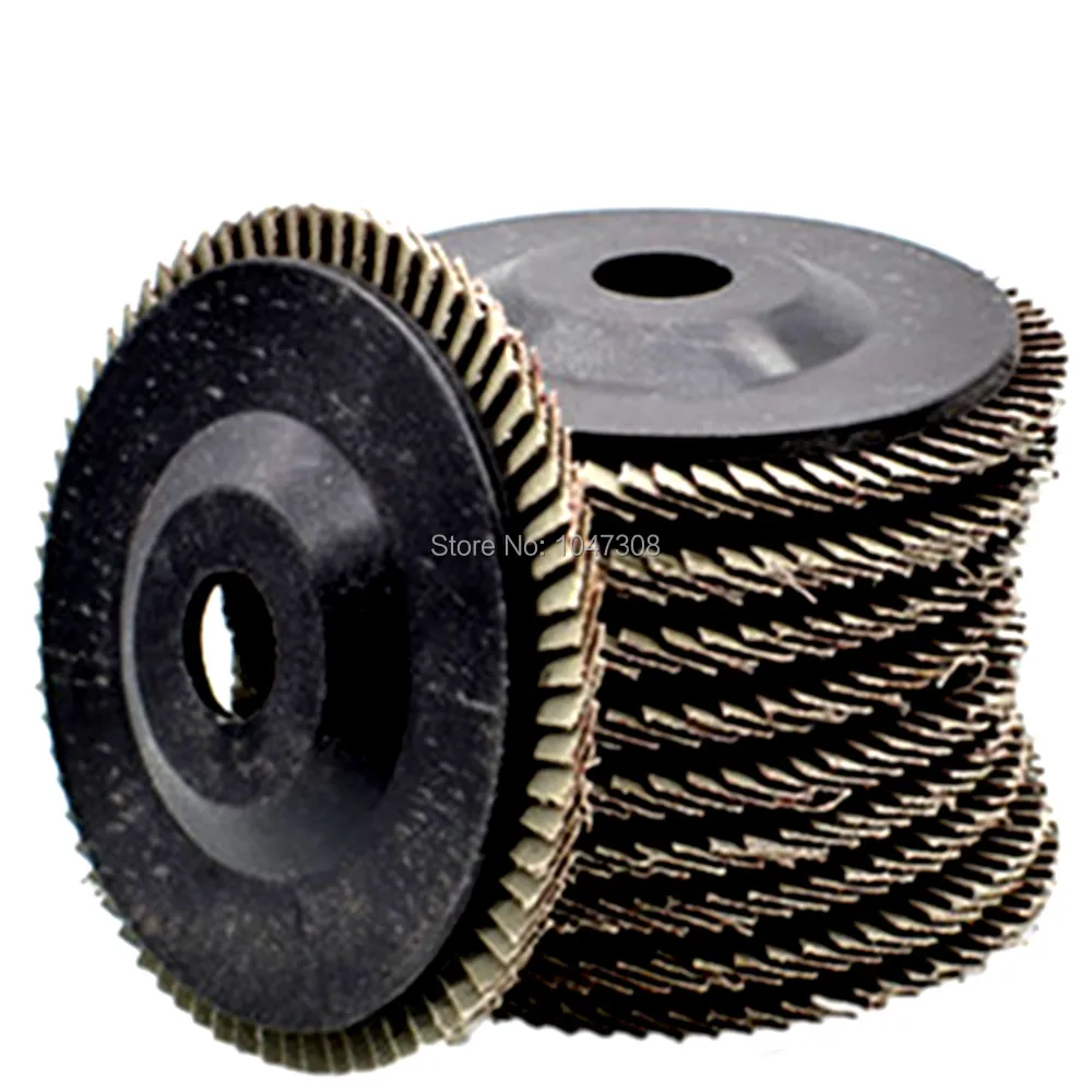 

10pc 13700rpm Angle Grinder Sanding Flap Disc Deburring 80 Grit 100*16mm 80# for Deburring Finishing Work Surface Light Grinding