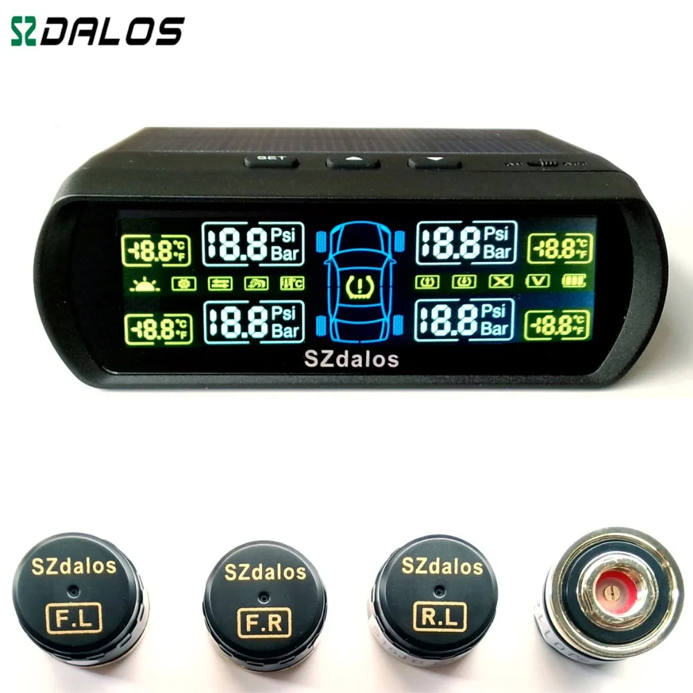 TP400 Solar font b TPMS b font easy for installation Colorful Display withThe new mini external
