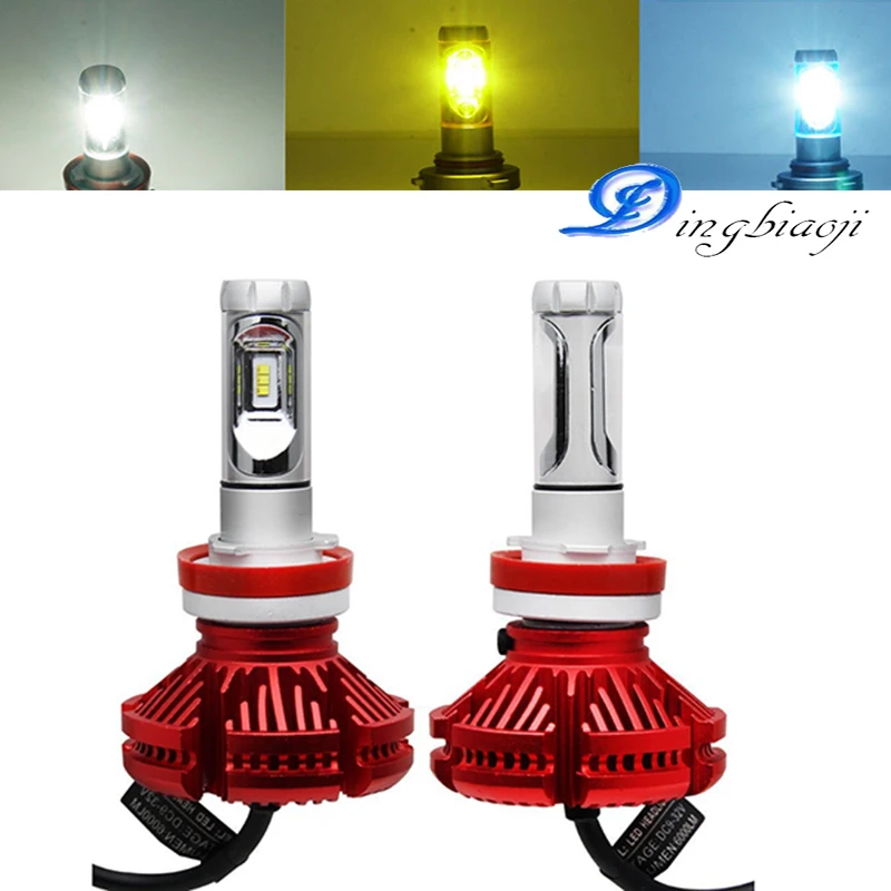 2X H7 H4 LED Bulb 12000lm Car Headlight LED Car font b Lamp b font Fanless