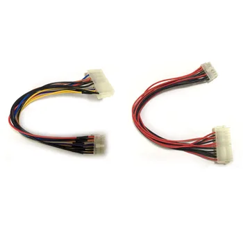 

10pcs 30cm Long 18AWG ATX 24 pin to 14 pin Power Supply Cord Adapter Cable Wire for Lenovo IBM Dell Q77 B75 A75 Q75 Motherboard