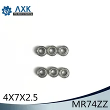 MR74ZZ подшипник ABEC 1 (10 шт.) 4*7*2 5 мм миниатюрные MR74 ZZ MR74Z