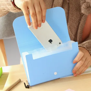

Free shipping Lackadaisical deli mini expanding 12 file bag bill bag datagram briefcase data packet
