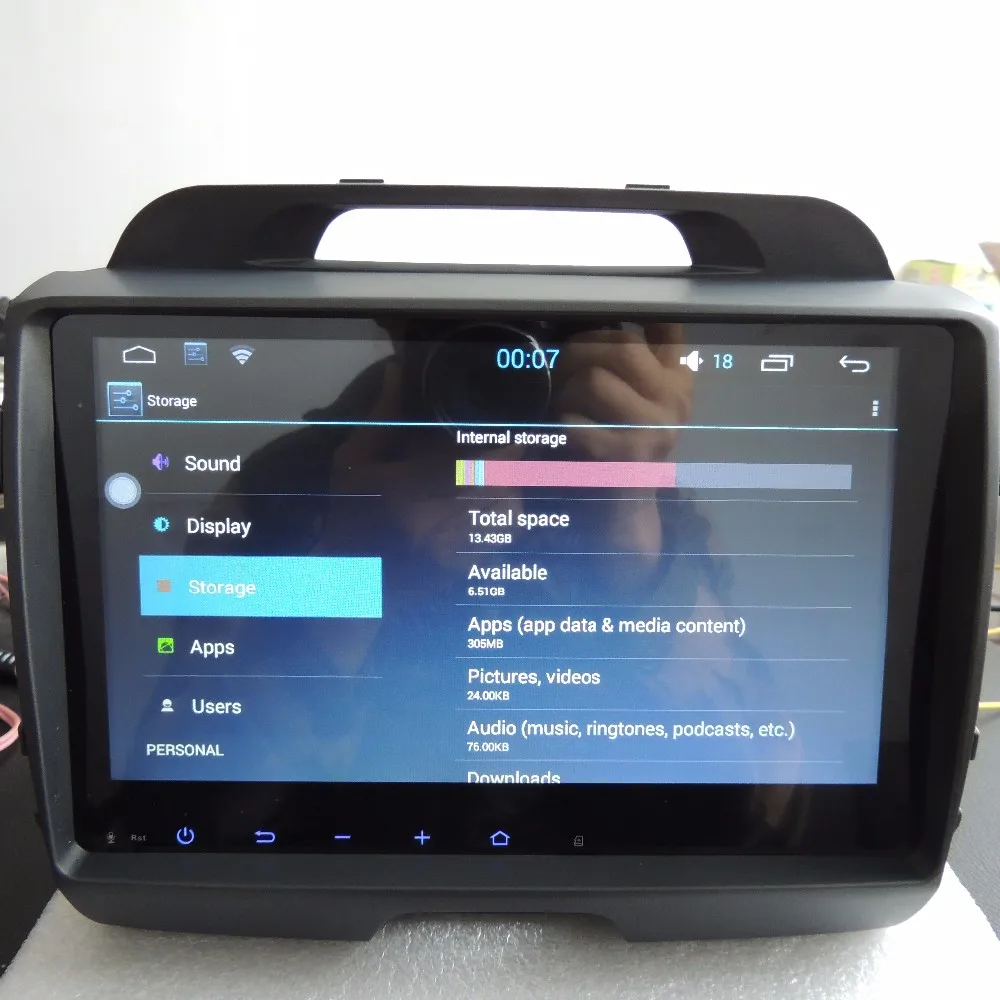 "Yokotron" " сенсорный 1 Din Android 4 автомобильный радиоприемник для Kia Sportage 2008 2009 2010 2011 2012+ gps