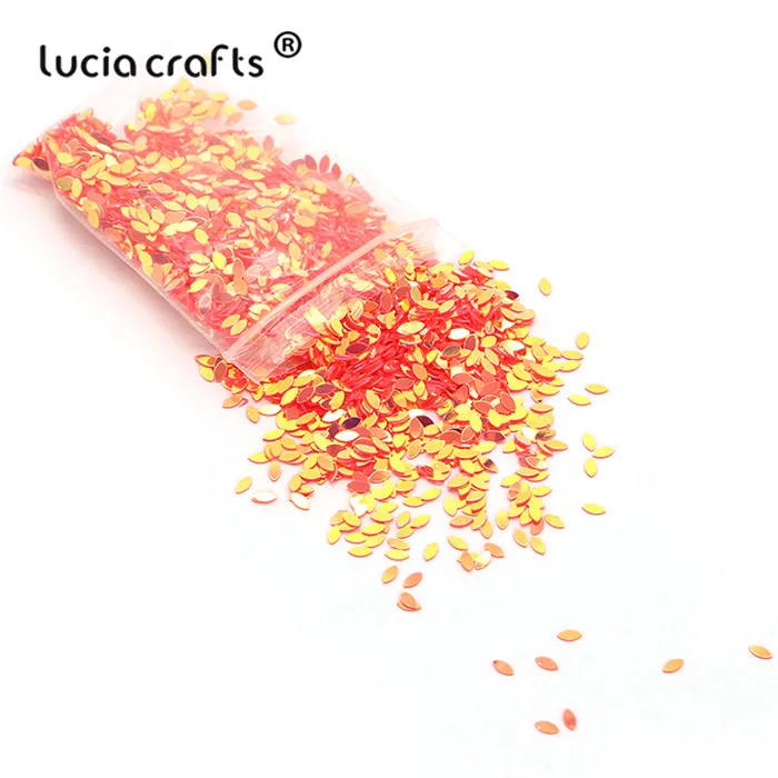 Lucia crafts 20 г/лот 2*4 мм многоцветный пластик свободные блестки для дома Рождественские вечерние свадебные украшения конфетти DIY аксессуары D0209 - Цвет: C7  Rose Red